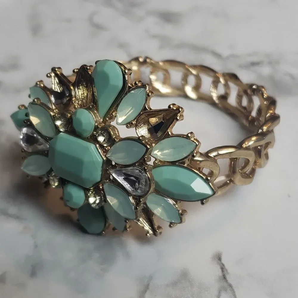 Aquamarine/Green Bracelet‎